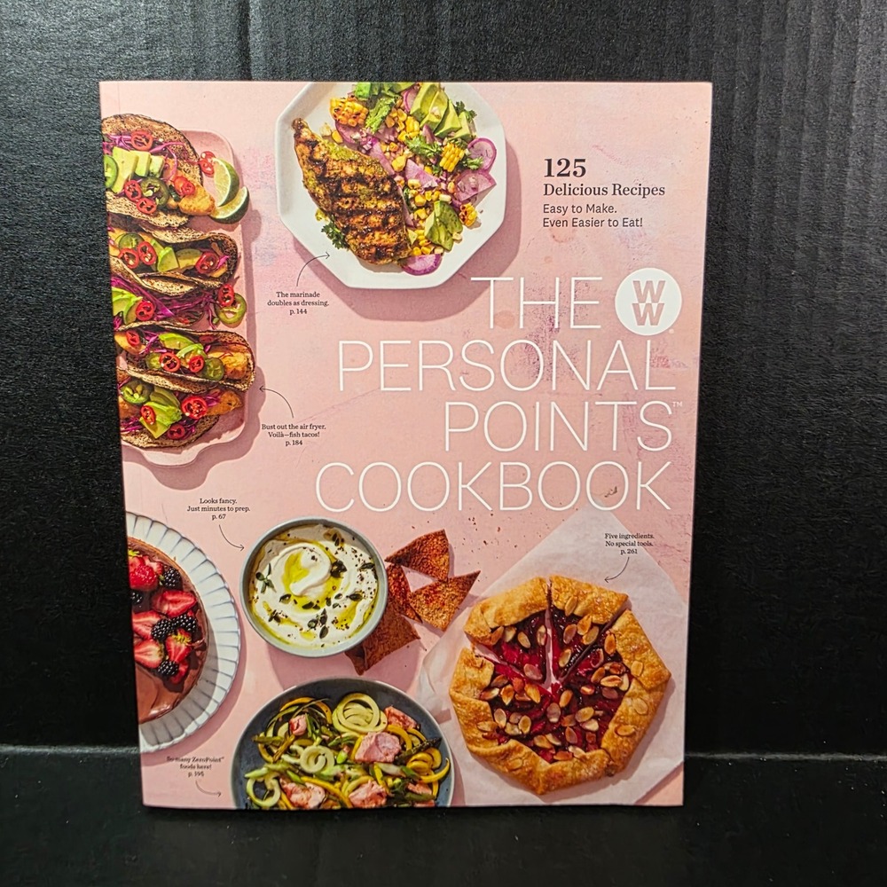 The WW Personal Points Cookbook 125 Recipes Weight Watchers 2021 Pink Softcover
